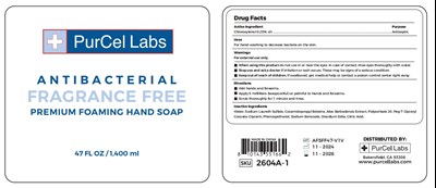 1400ml (Label Front Back Antibacterial Foam Soap Ff)